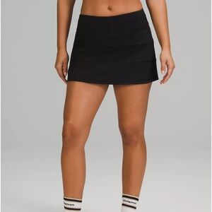 Lululemon Pace Rival Skirt Long - black, size 8